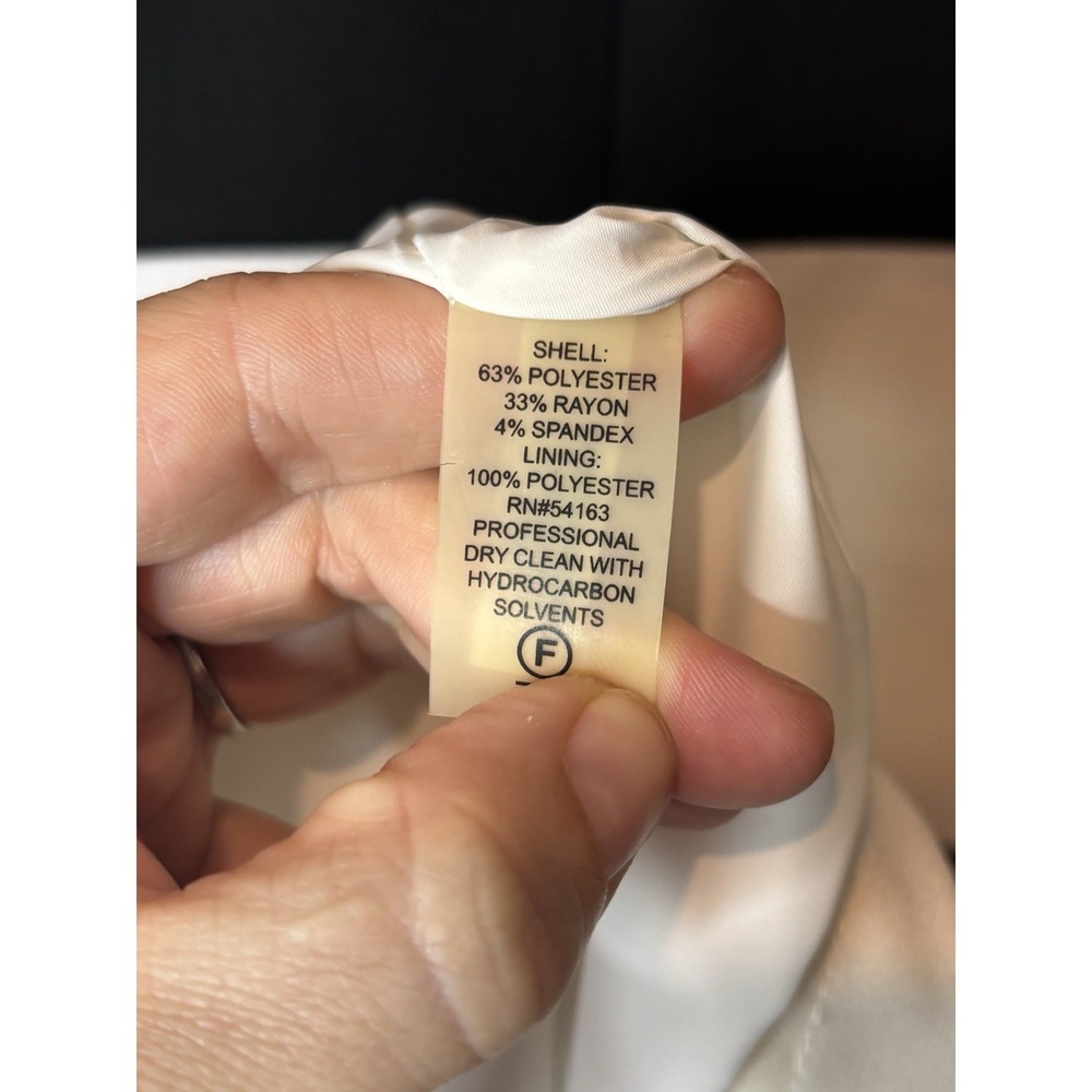 New Calvin Klein A line Fit & Flare Pleated Dress Color Block Black White, 12 - Picture 7 of 8
